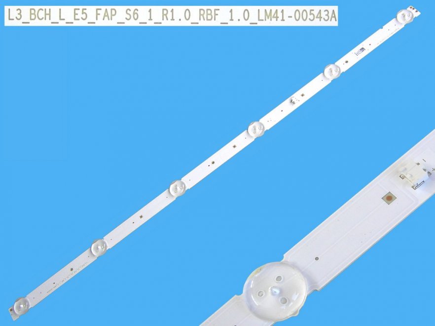 LED podsvit 530mm, 6LED / DLED Backlight 530mm - 6 D-LED, LM41-00543A, L3_BCH_L_E5_FAP_S6_1_R1.0_RBF_1.0 - Kliknutím na obrázek zavřete