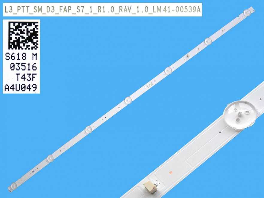 LED podsvit 764mm, 7LED / DLED Backlight 764mm - 7 D-LED, LM41-00539A, 156S2 - Kliknutím na obrázek zavřete