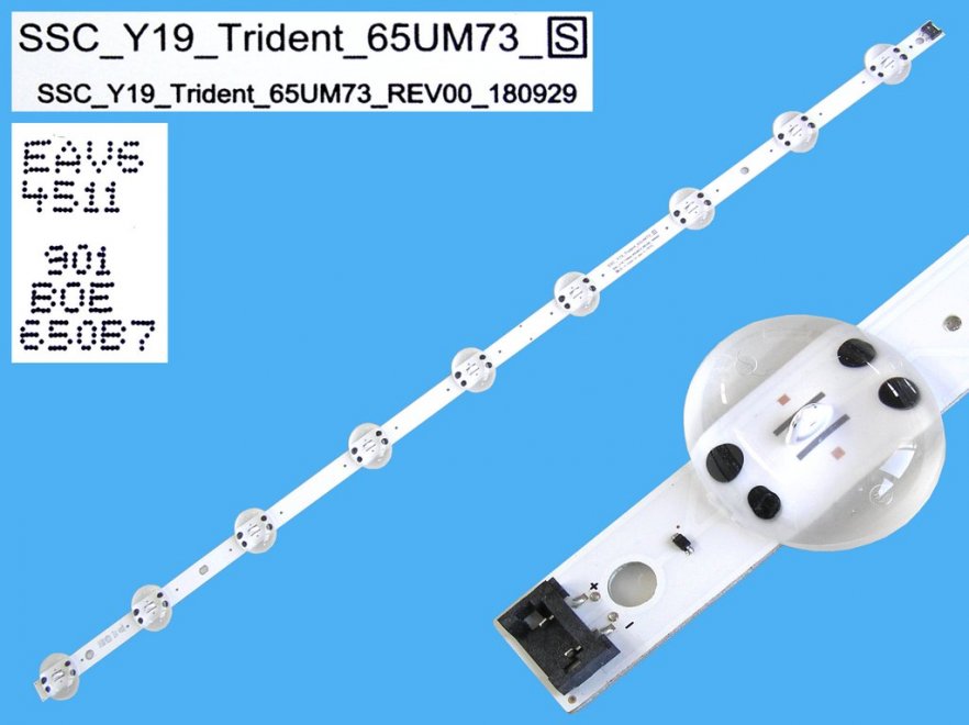 LED podsvit 715mm, 9LED / DLED Backlight 715mm - 9 D-LED, SSC_Y19_Trident_65UM73 / EAV64511901 - Kliknutím na obrázek zavřete