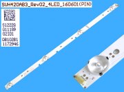 LED podsvit 403mm, 4LED / LED Backlight 404mm - 4DLED, SVH420AB3_Rev02_4LED_160601 / 3PC64874 / T1172946
