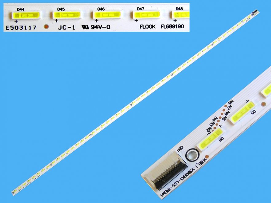 LED podsvit EDGE 495mm V390HK1-LS5 / LED Backlight edge 495mm - 43 LED V390HK1-LS5 -TREM4 / V390HJ1-LE1 - Kliknutím na obrázek zavřete