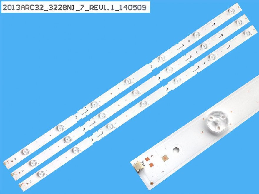 LED podsvit 615mm sada Grundig celkem 3 pásky / DLED BAR SET Grundig 2013ARC32_3228N1_7_REV1.1_140509 - Kliknutím na obrázek zavřete