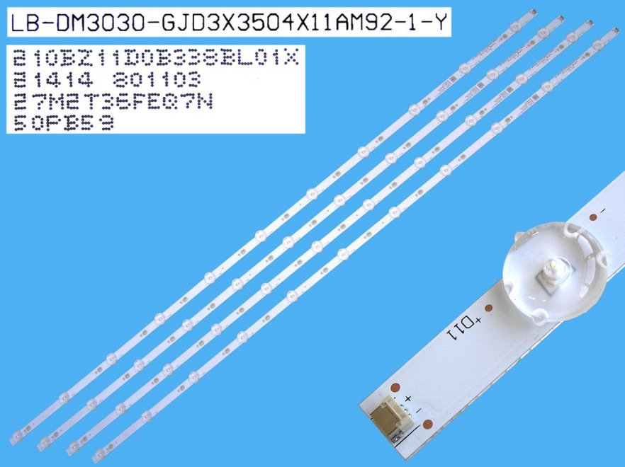 LED podsvit 970mm sada Philips LB-DM3030-GJD3X3504X11AM92-1-Y / LED Backlight 210BZ11D0B338BL01X / 705TLB50B338BL01X - Kliknutím na obrázek zavřete