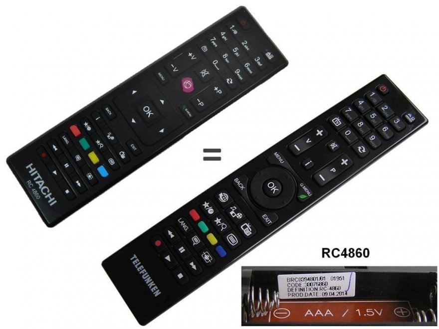 RC4860 Dálkový ovladač Vestel LCD TV / 23229006 SILVASCHNEIDER - Kliknutím na obrázek zavřete