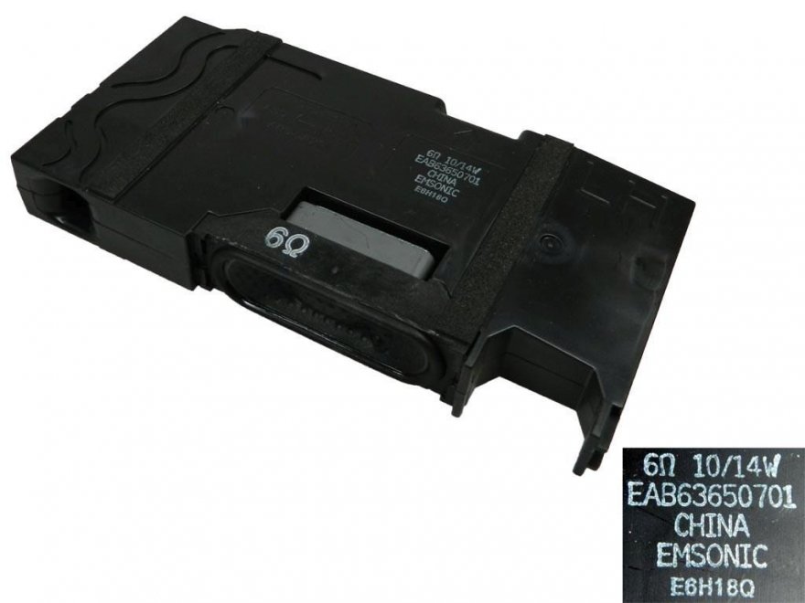 Reproduktor TV LCD 6 ohm 10W/14W širokopásmový EAB63650701 LH - Kliknutím na obrázek zavřete