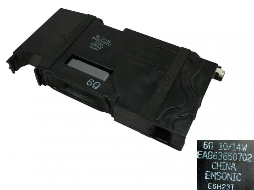 Reproduktor TV LCD 6 ohm 10W/14W širokopásmový EAB63650702 RH - Kliknutím na obrázek zavřete