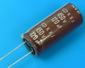 120uF/450V - 105°C Nippon KXJ kondenzátor elektrolytický low ESR, long life, high ripple current 120uF/450V - 105°C Nippon KXJ kondenzátor elektrolytický low ESR, long life, high ripple current