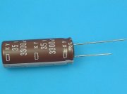 3300uF/35V - 105°C Nippon KY kondenzátor elektrolytický, low ESR, long life