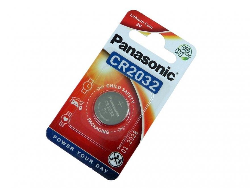 CR2032 Baterie lithiová Panasonic 3V CR-2032L/1BP - Kliknutím na obrázek zavřete