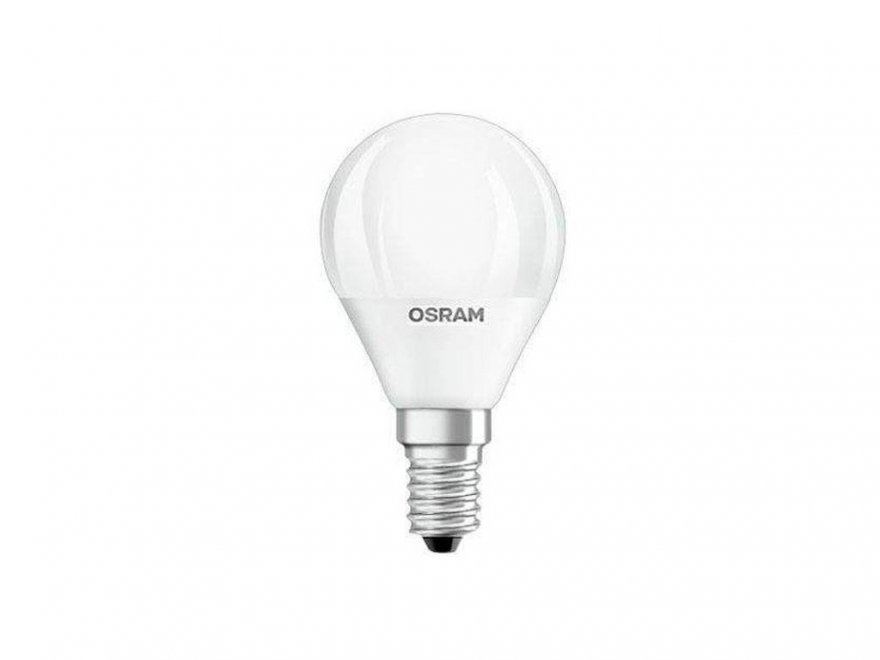 žárovka LED E14 7W OSRAM VALUE E14 CLP60 miniglobe studená - Kliknutím na obrázek zavřete