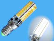 žárovka LED E14 12V-24V 5W studená bílá / LED žárovka 24V / LED žárovka E14/24V pro nouzové osvětlení