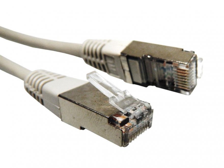 Kabel PC patch RJ45 / RJ45 1m stíněný - Kliknutím na obrázek zavřete