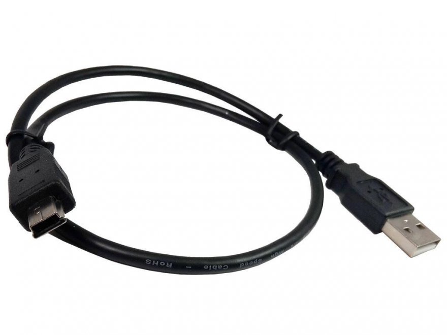 Kabel USB - typ A / mini USB 5 pin 0.5m - Kliknutím na obrázek zavřete