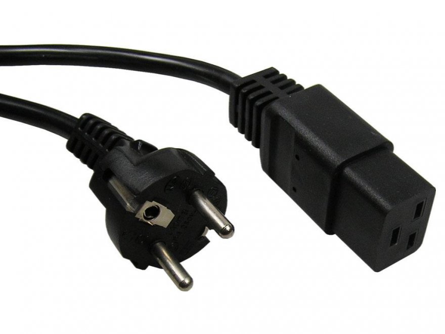 Kabel PC napájecí síťový 3m pro UPS a servery PremiumCord - Kliknutím na obrázek zavřete