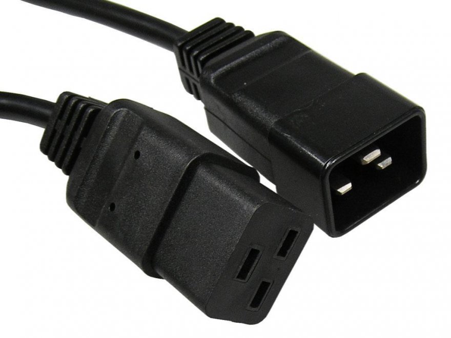 Kabel PC napájecí síťový - prodlužovačka 3 pro UPS a servery PremiumCord - Kliknutím na obrázek zavřete