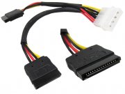 Kabel PC napájecí k HDD SATA (Serial ATA) - rozdvojka PremiumCord