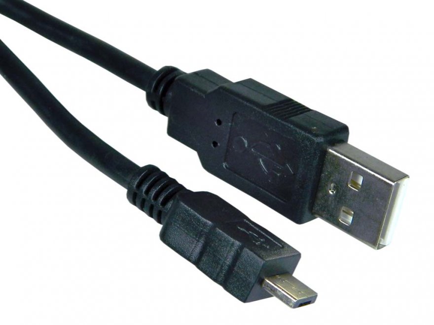 Kabel USB - typ A / micro USB typ A 5 pin 1,8m - Kliknutím na obrázek zavřete