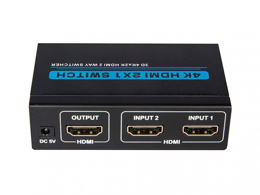 Přepínač 2x HDMI - 1x HDMI COM 3D, 4K x 2K -at-30HZ - Kliknutím na obrázek zavřete
