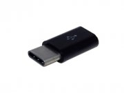 Redukce - adaptér micro USB na USB-C černá
