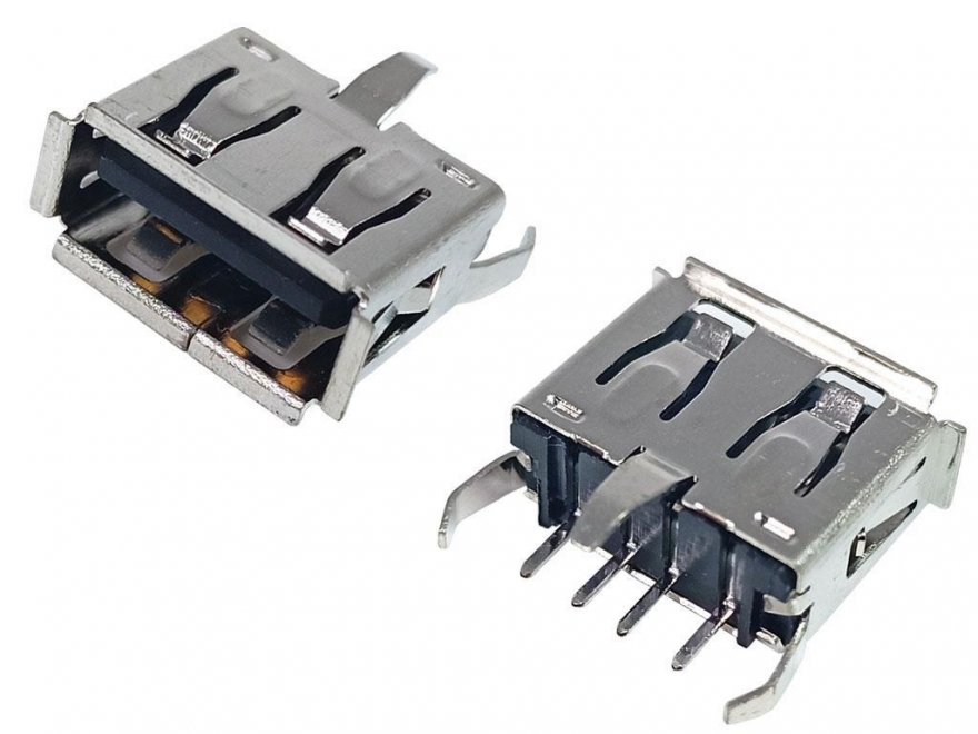 Konektor USB typ A - přímí do DPS - Kliknutím na obrázek zavřete