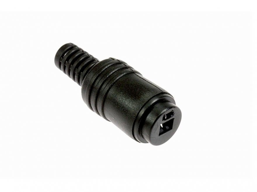 Repro konektor DIN na kabel samice černá - šroubovací - Kliknutím na obrázek zavřete