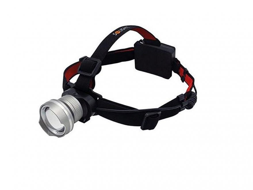Svítilna čelovka LED Cree XPG R5, fokus, 3x AA - Kliknutím na obrázek zavřete