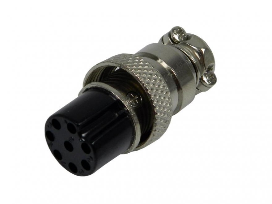 Konektor mikrofonní DIN kabelová samička 8 piny MIC328 - Kliknutím na obrázek zavřete