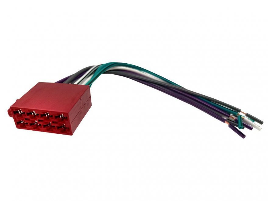 Kabel AUTO ISO konektor s kabely, pouze repro (samice) ZRS-ISO/GL/WT - Kliknutím na obrázek zavřete