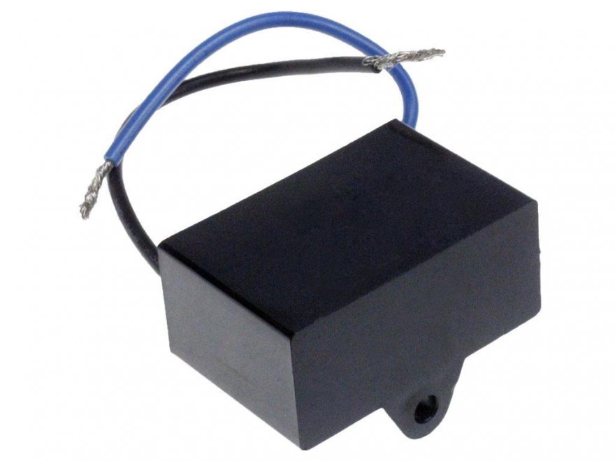 Rozběhový kondenzátor 1.5uF 450V CBB61, lankové vývody 10cm - Kliknutím na obrázek zavřete