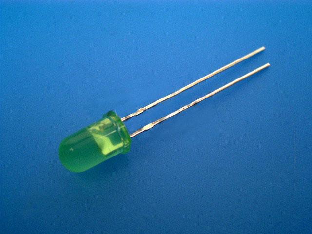 LED dioda zelená 5mm, kulatá - Kliknutím na obrázek zavřete