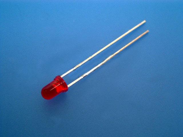 LED dioda červená 3mm, kulatá - Kliknutím na obrázek zavřete