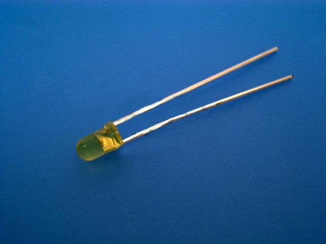 LED dioda žlutá 3mm, kulatá - Kliknutím na obrázek zavřete