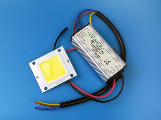 LED Driver plus LED čip COB 20W - sada - Kliknutím na obrázek zavřete