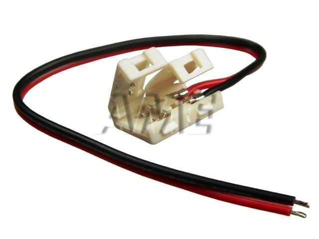 Konektor nepájivý pro LED pásky 5050 pro 30 a 60 LED / m o šířce 10mm s vodičem - Kliknutím na obrázek zavřete