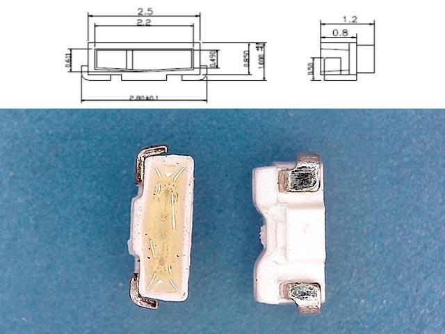 LED podsvit samostatná dioda 2810 3V 215 MSL-510SW - Kliknutím na obrázek zavřete