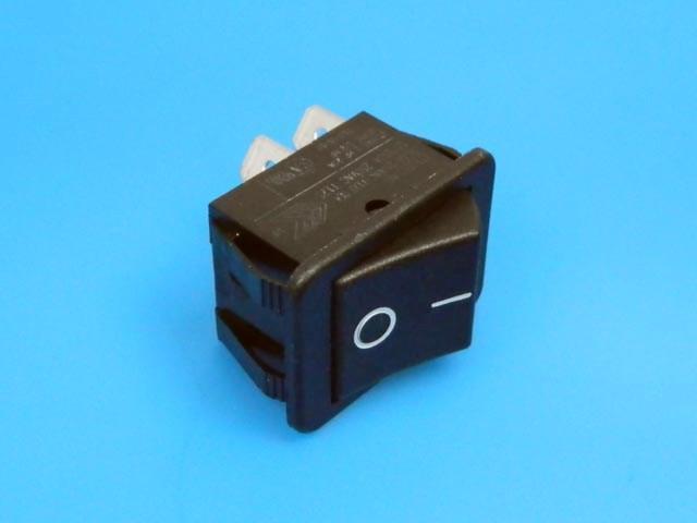 Vypínač kolébkový BULGIN AE-C1350ABAAB černý ON-OFF - Kliknutím na obrázek zavřete