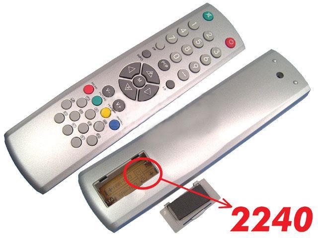 RC2240 VESTEL,WATSON Dálkový ovladač stříbrný ORIGINÁL - Kliknutím na obrázek zavřete