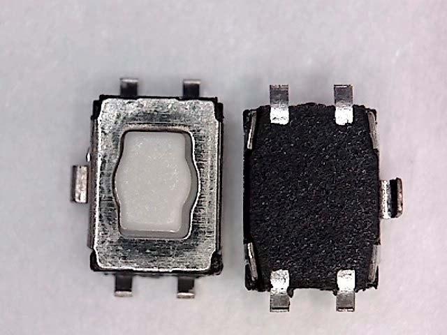 Mikrotlačítko SMD 4,7 x 3,5 mm - 2,5 mm výška, mobilní telefon, auto klíč, dálkové ovládání aut - Kliknutím na obrázek zavřete