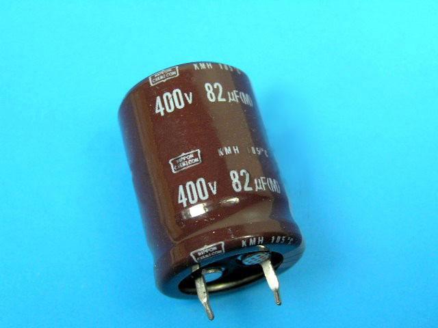 82uF/400V - 105°C Nippon KMH kondenzátor elektrolytický - Kliknutím na obrázek zavřete