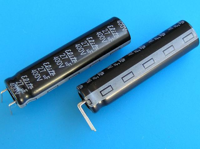 27uF/400V - 105°C Elite PZ kondenzátor elektrolytický - rozměrový speciál Pen-Cap- druhý typ - Kliknutím na obrázek zavřete