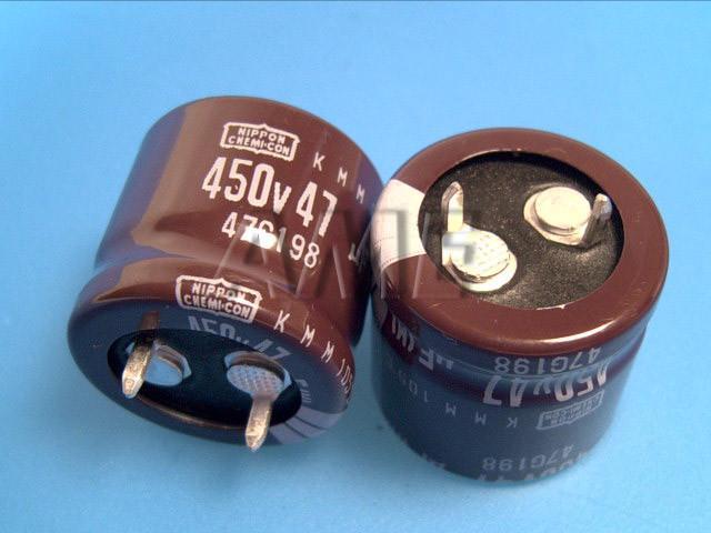 47uF/450V - 105°C Nippon KMM kondenzátor elektrolytický - Kliknutím na obrázek zavřete