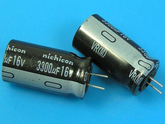 3300uF/16V - 85°C Nichicon VR kondenzátor elektrolytický - Kliknutím na obrázek zavřete