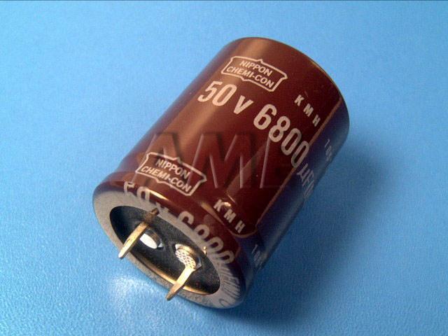 6800uF/50V - 105°C Nippon KMH kondenzátor elektrolytický - Kliknutím na obrázek zavřete