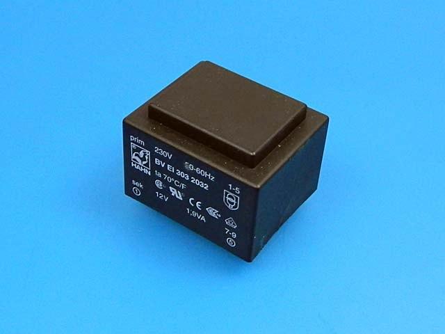 transformátor síťový do plošného spoje 230 / 12V - 1,9VA BVEI3032032 - Kliknutím na obrázek zavřete