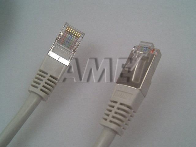 Kabel PC patch RJ45 / RJ45 10m stíněný - Kliknutím na obrázek zavřete