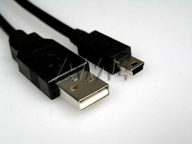 Kabel USB - typ A / mini USB 5 pin 3m - Kliknutím na obrázek zavřete