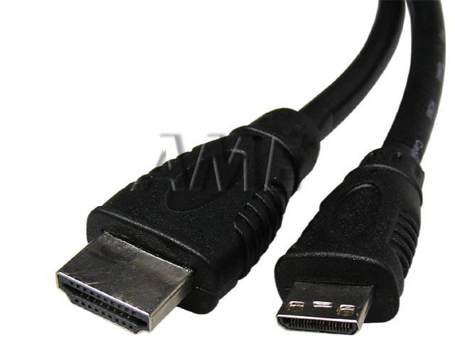 Kabel HDMI A - mini HDMI C délka 1m ST černý - Kliknutím na obrázek zavřete