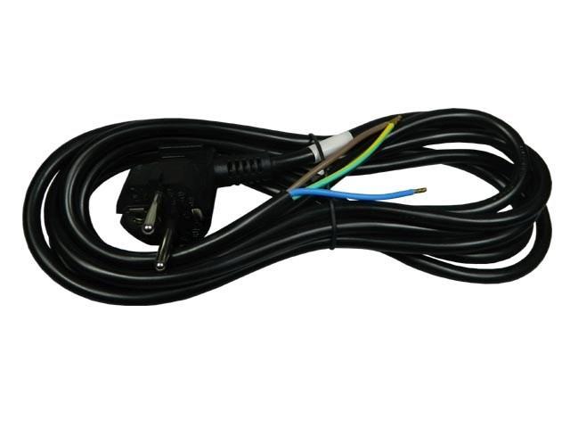 Kabel napájecí Flexo šňůra PVC 3x1,0mm 3m černá - Kliknutím na obrázek zavřete