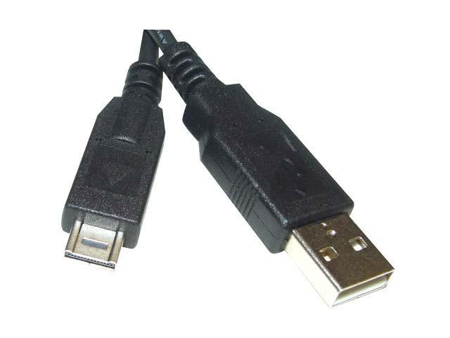 Kabel USB pro fotoaparáty Panasonic Lumix K1HA14AD0003 / K1HA14AD0001 - Kliknutím na obrázek zavřete