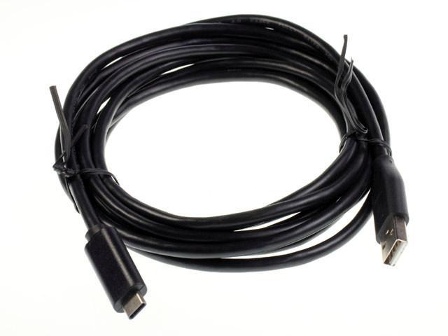 Kabel USB C 3.1 (M) propojovací USB A 2.0 (M) délka 3m černý - Kliknutím na obrázek zavřete